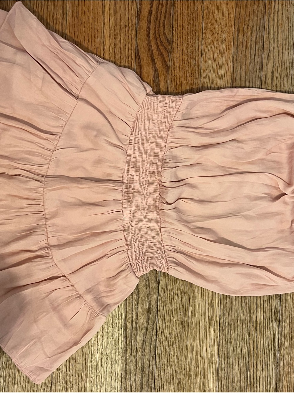 Mustard Seed Strapless Blush Pink Tiered Sundress - Picture 2 of 4